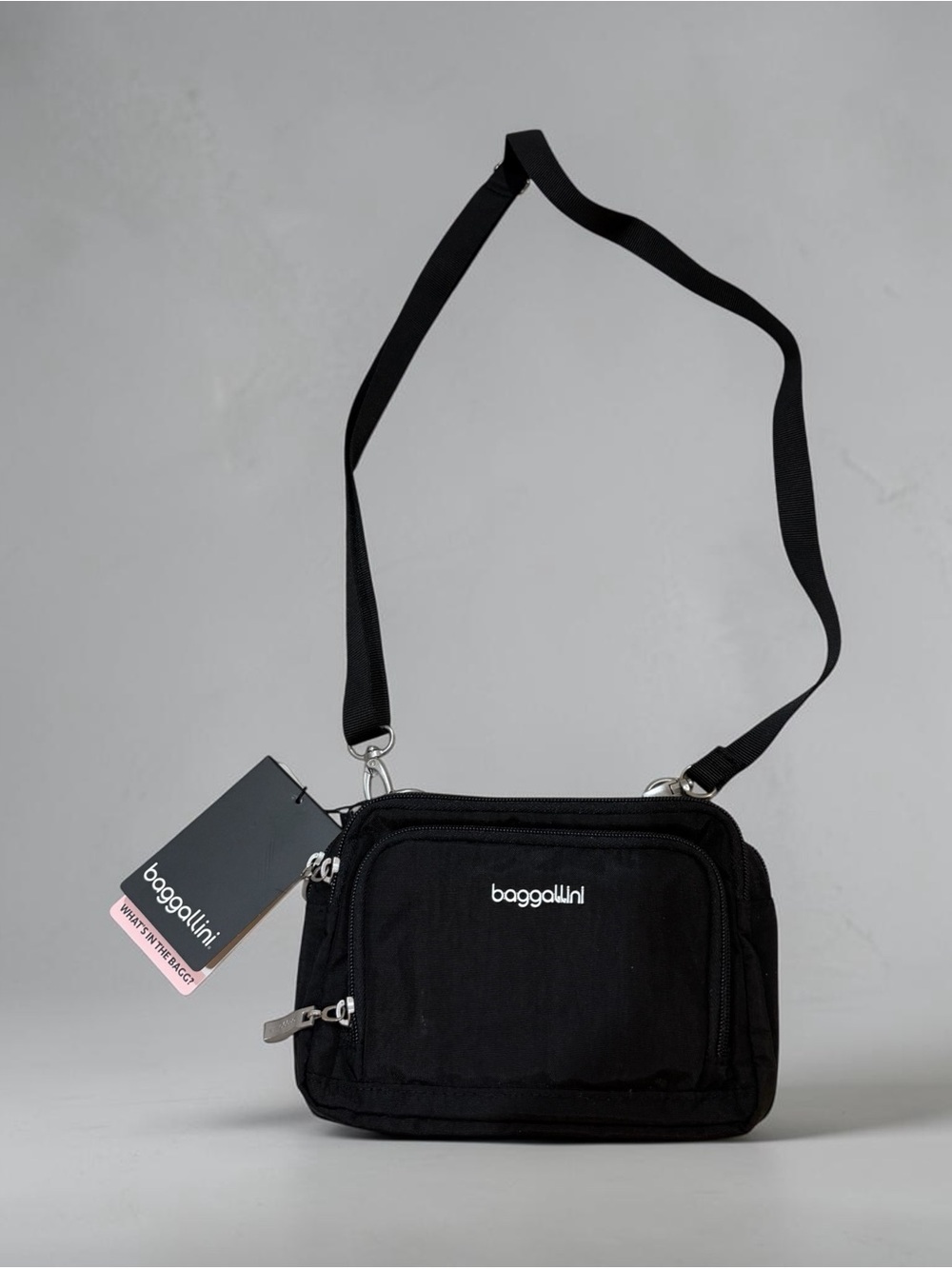 Baggallini Brand new black Trifecta RFID wallet crossbody 🖤